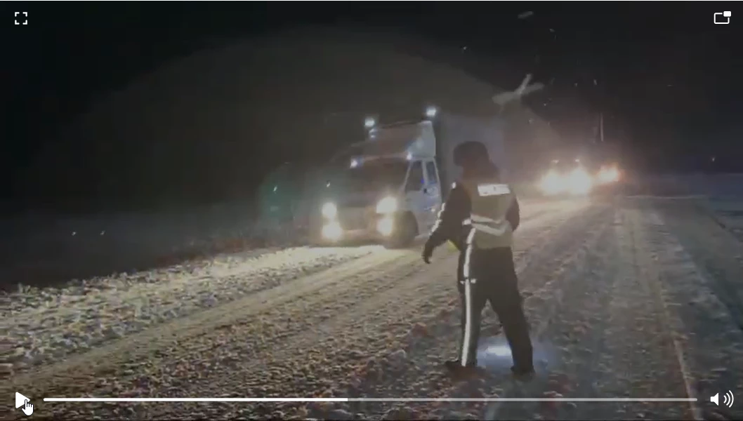 Из-за бурана ограничили движение на автодороге Актобе — Астрахань